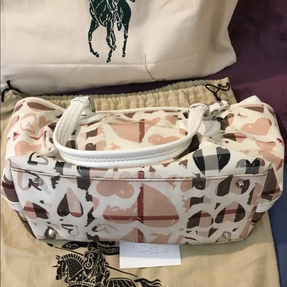 Authentic BRAND NEW Burberry Hearts Shoulder Bag & Wallet Set , NWT - Picture 9 of 16